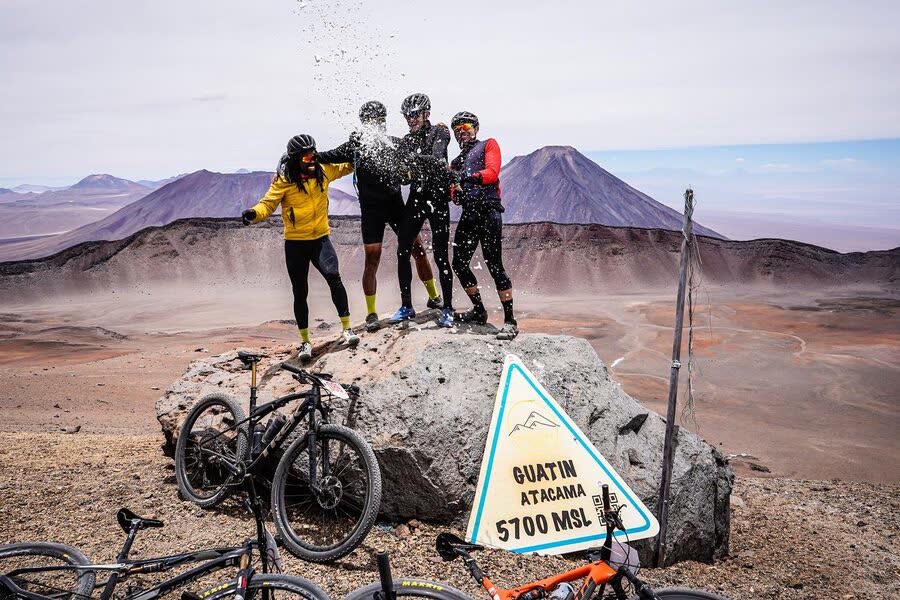 Otto at the Atacama summit, 5,700 meters above sea level